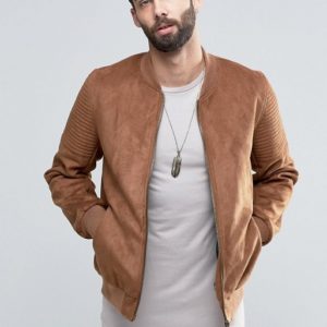 Quilted Sleeve In Tan
