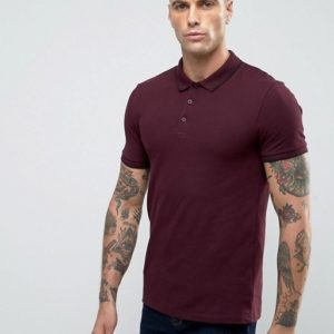 Tipped Collar In Oxblood